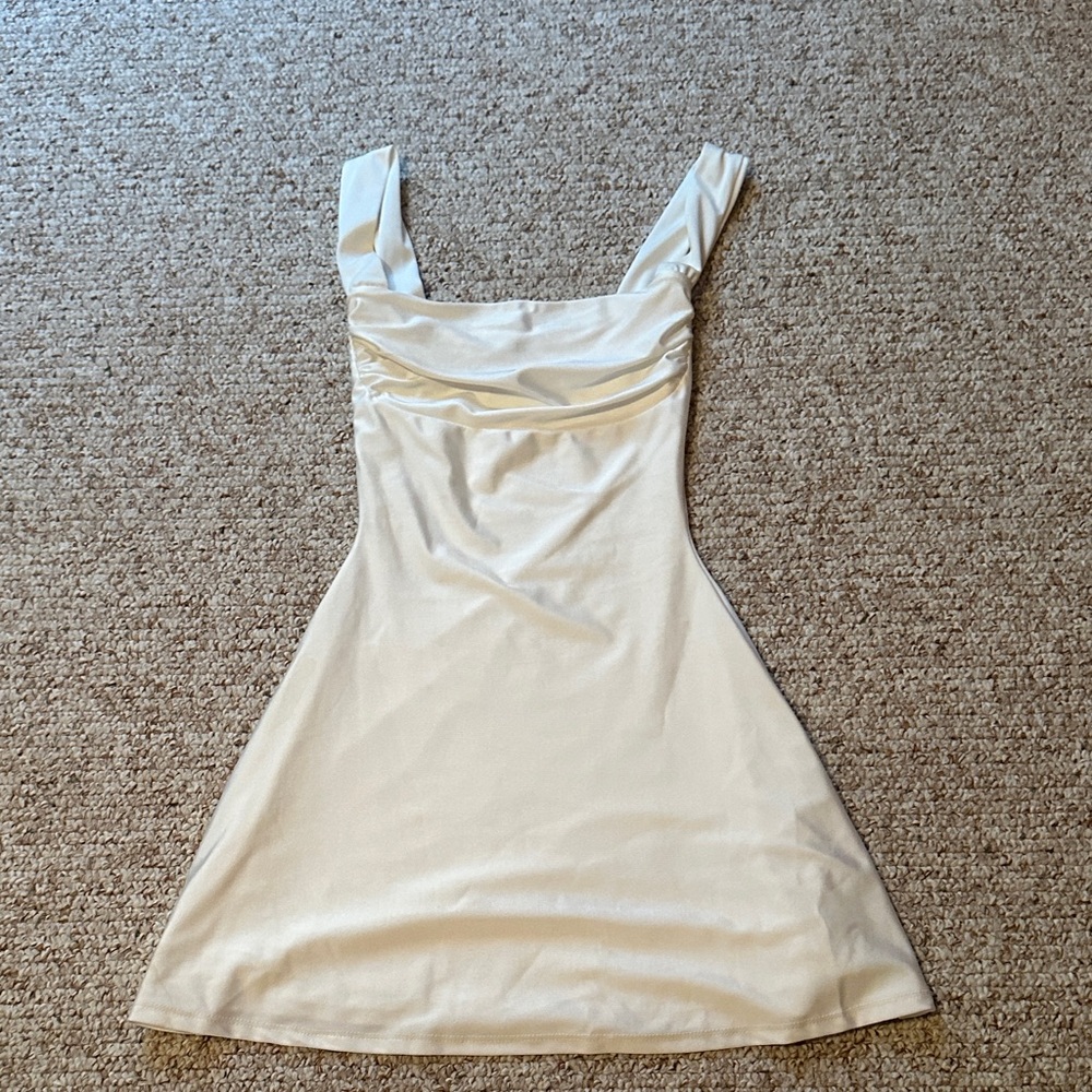 White A line Dress